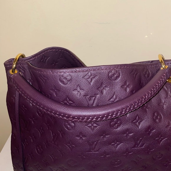 Louis Vuitton Purple Monogram Empreinte Artsy MM Aube - Picture 3 of 10